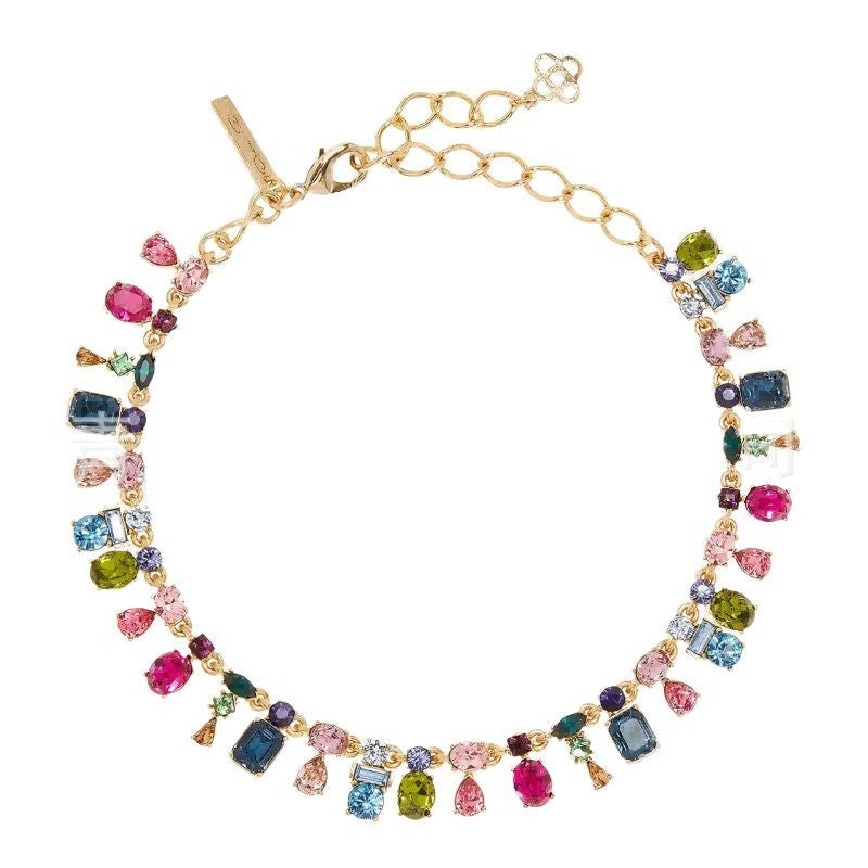 Colorful Crystal Light Luxury Clavicle Necklace