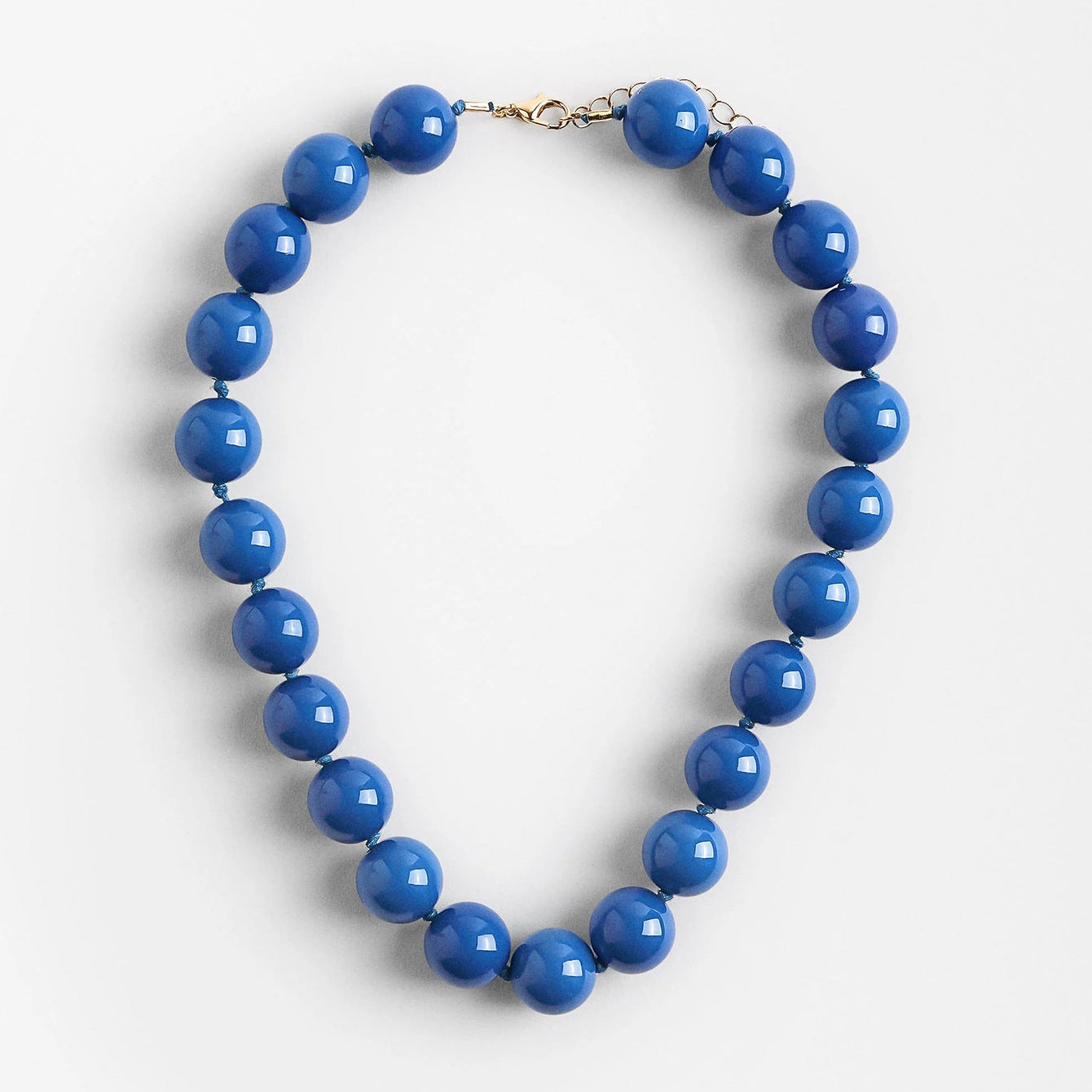 Bohemian Style Round Acrylic Bead Women's Beaded Necklace