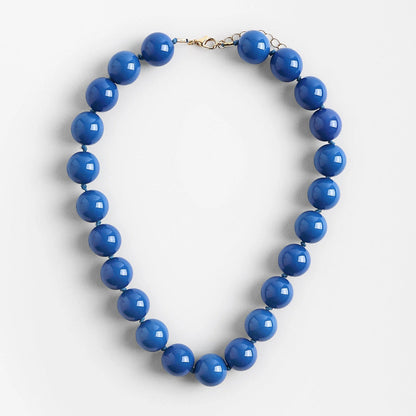 Bohemian Style Round Acrylic Bead Women's Beaded Necklace