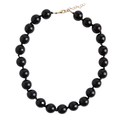 Bohemian Style Round Acrylic Bead Women's Beaded Necklace